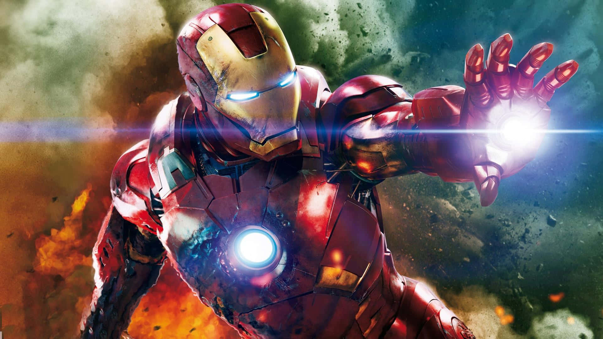Action Marvel Iron Man Background