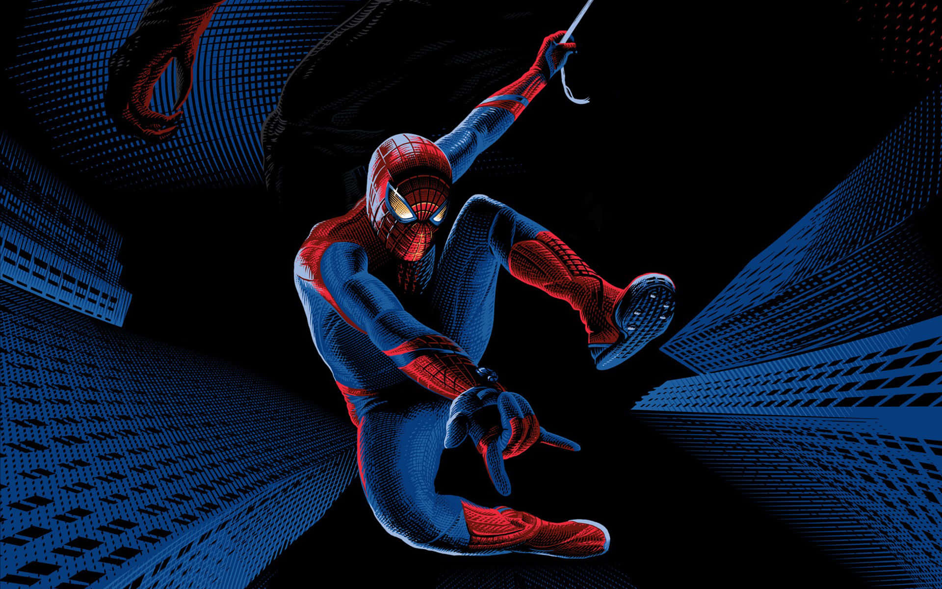 Action-packed Adventure With The Amazing Spider-man Background