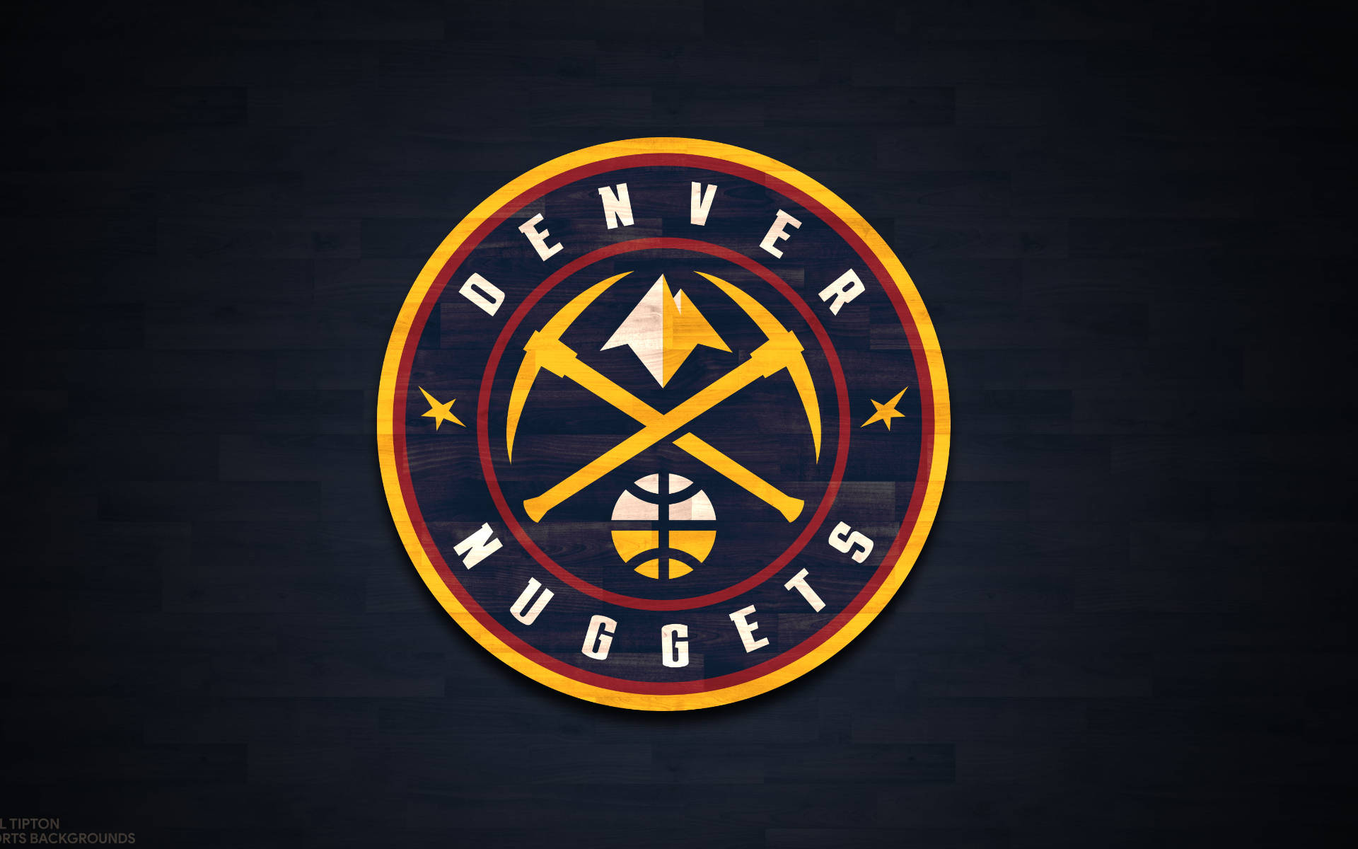 Action-packed Denver Nuggets Basketball Game Background