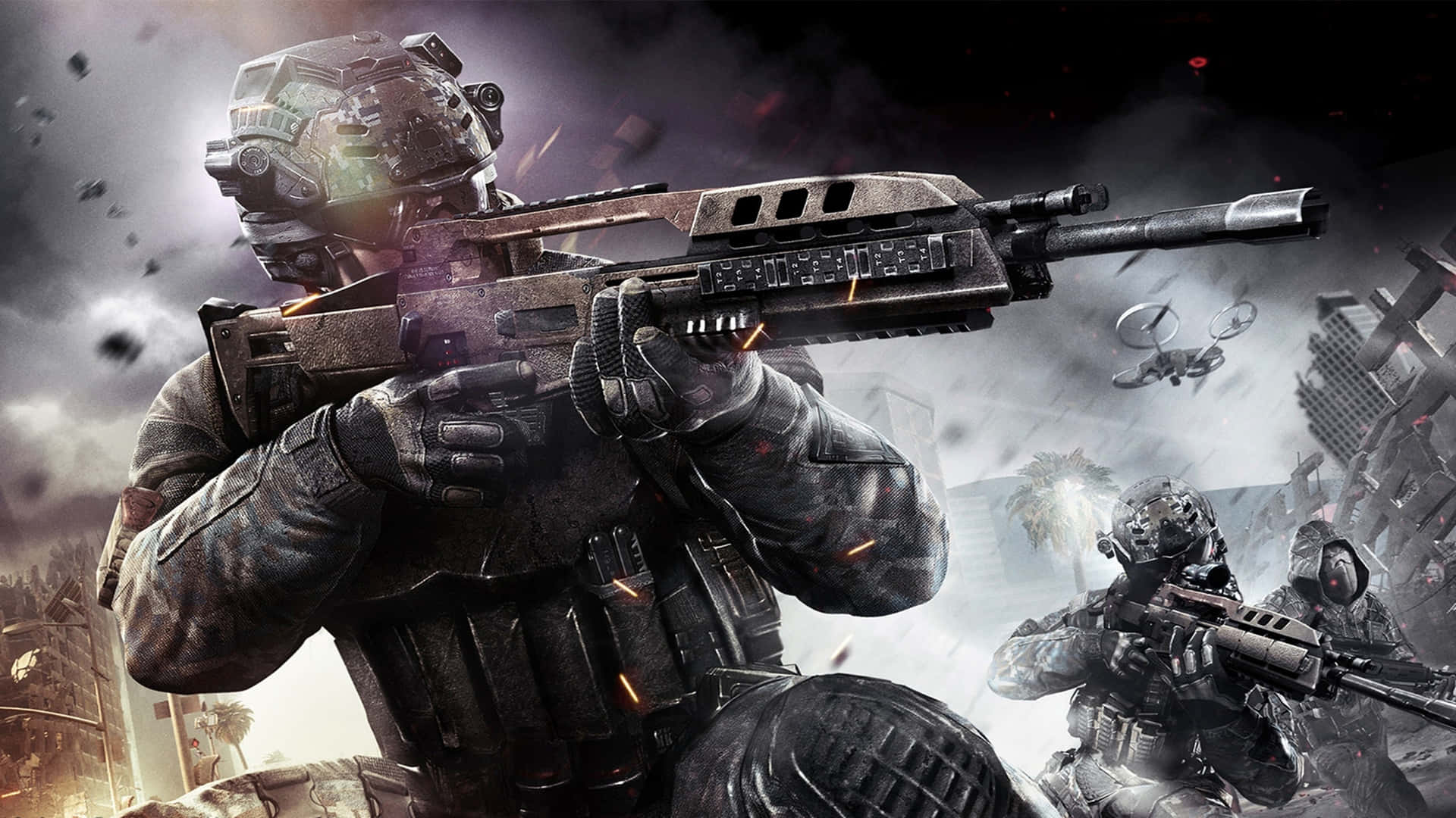 Action-packed Gameplay In Call Of Duty: Black Ops Ii Background