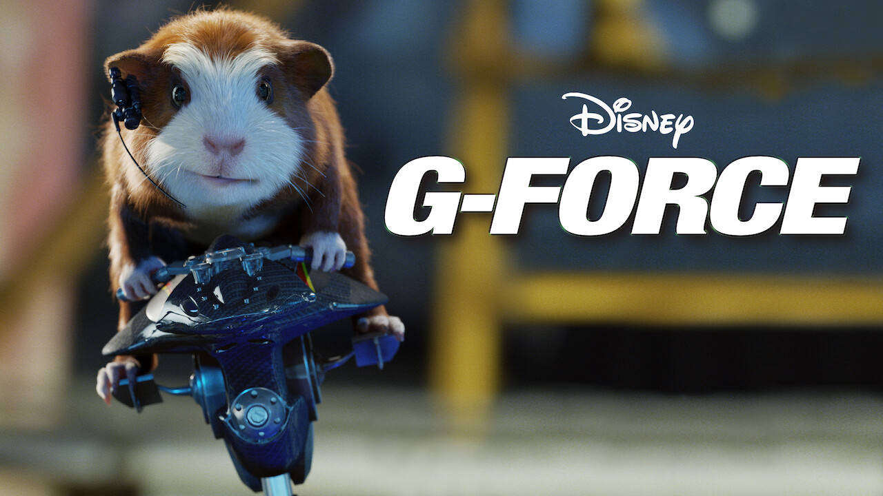 Action-packed Movie Illustration Of G-force, With Darwin Leading The Way. Background