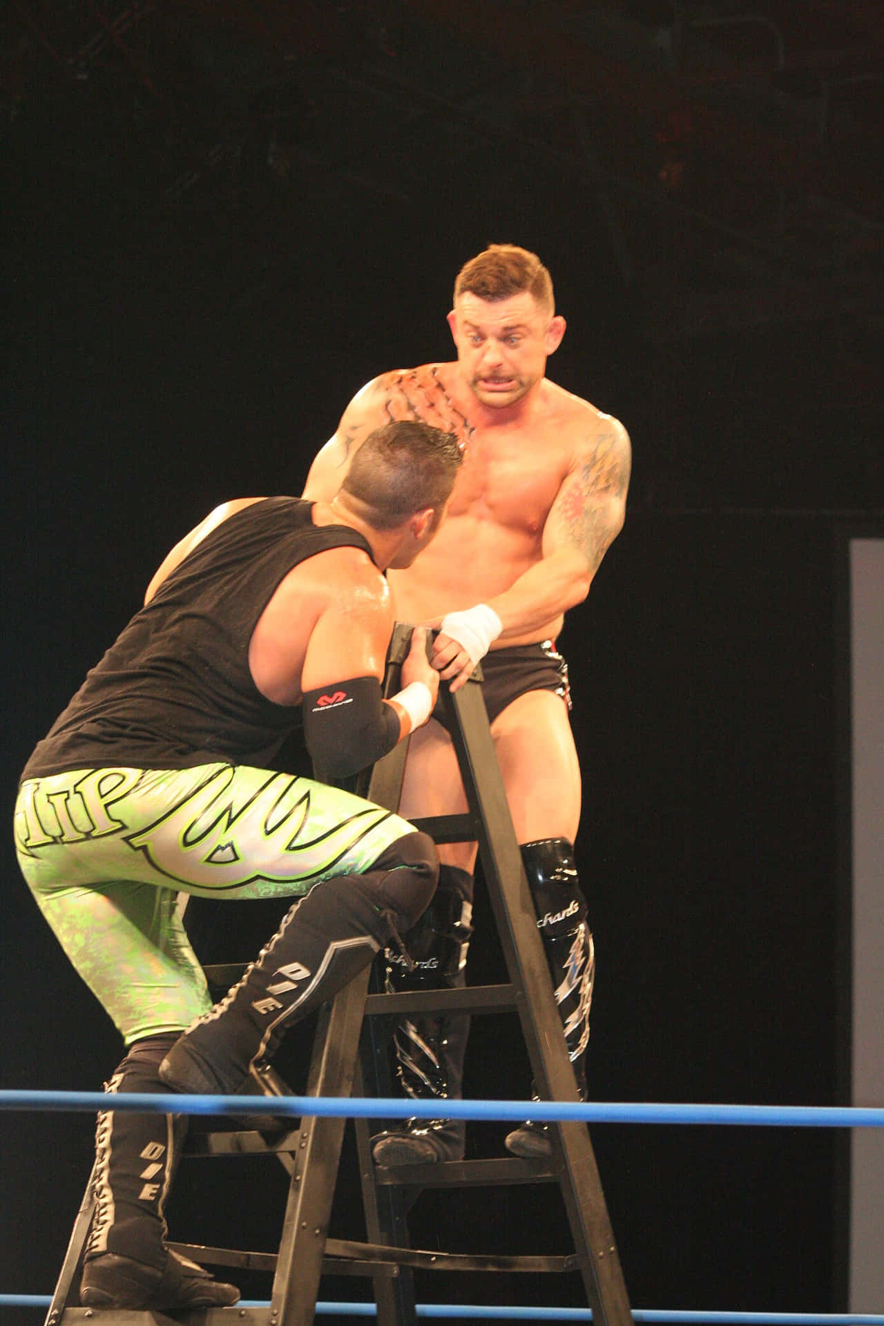 Action Packed Wrestling Match Featuring Davey Richards At Slammiversary 2017. Background