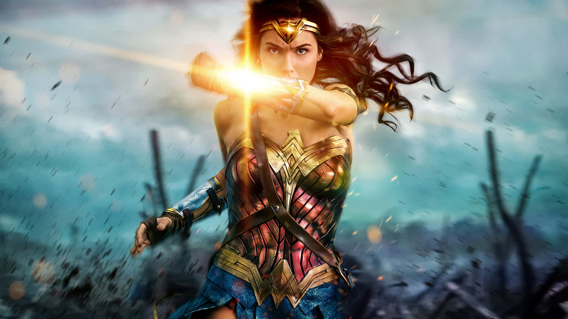Action Wonder Woman Dc Comics Background