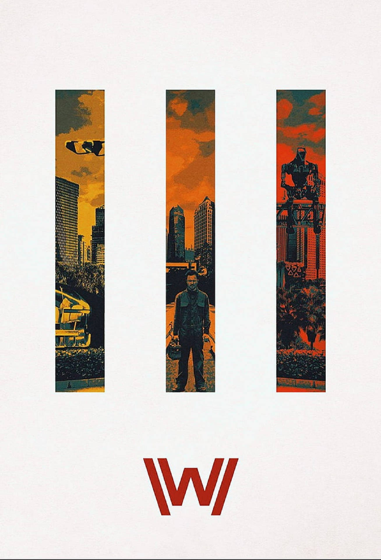 Actor Aaron Paul In Westworld Banner
