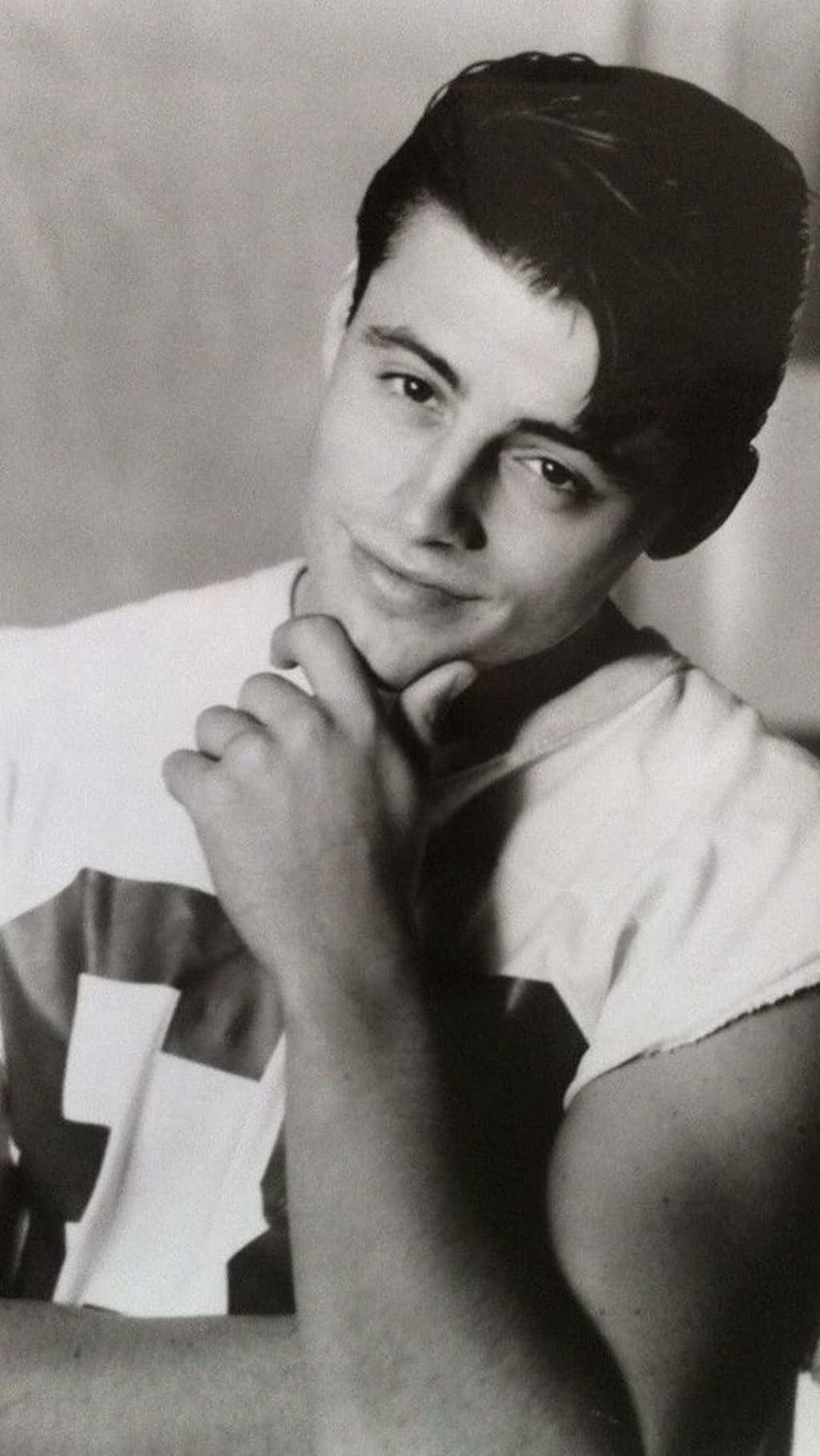 Actor And Comedian Matt Leblanc Strike A Posed Background