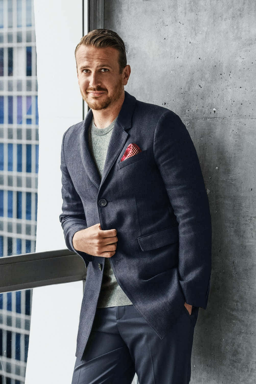 Actor And Filmmaker Jason Segel. Background