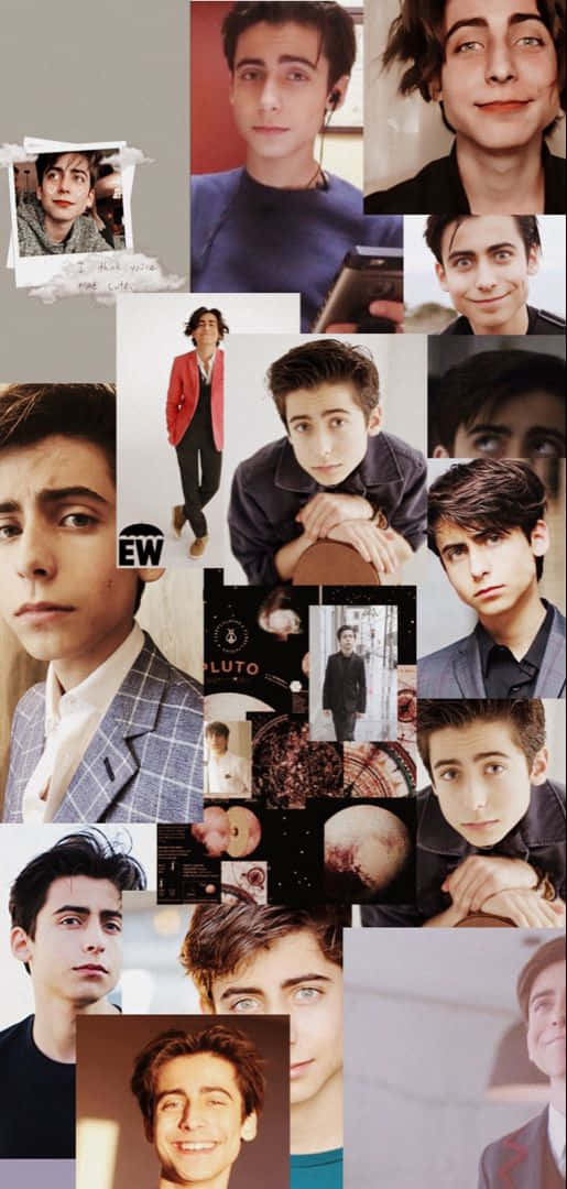 Actor And Musician Aidan Gallagher Unleashes His Vibrant Smile Background