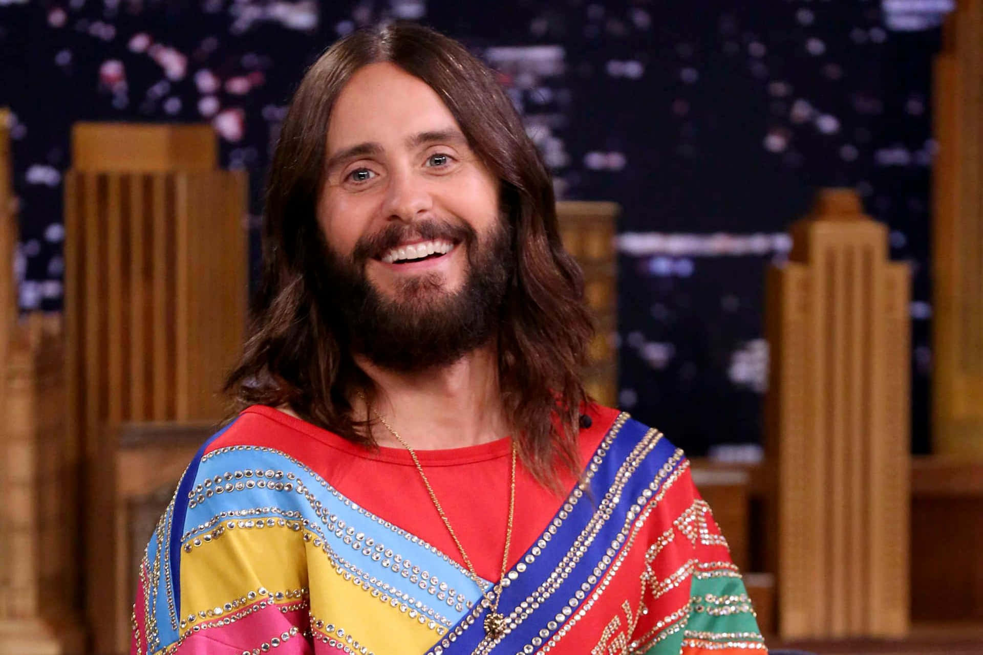 Actor And Musician Jared Leto In A Contemplative Pose