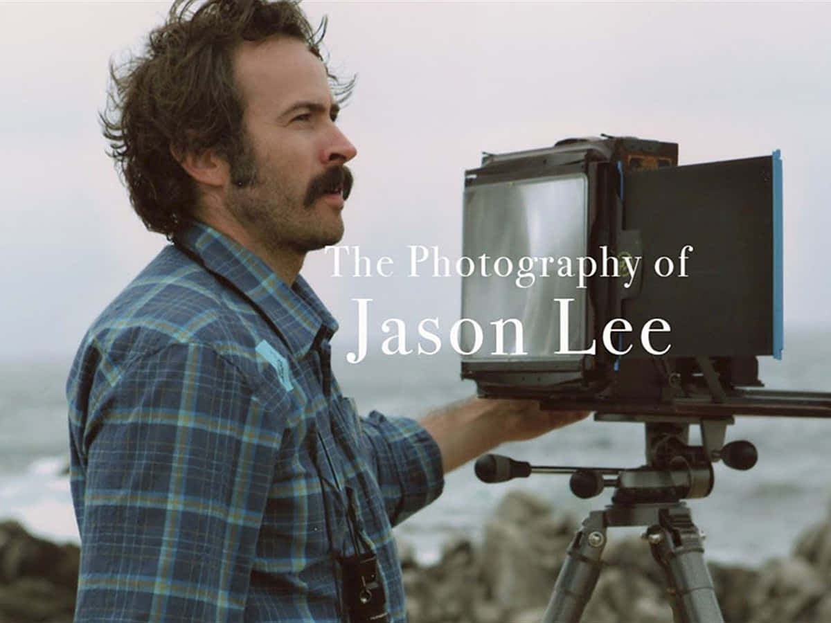 Actor And Professional Skateboarder, Jason Lee On Set. Background