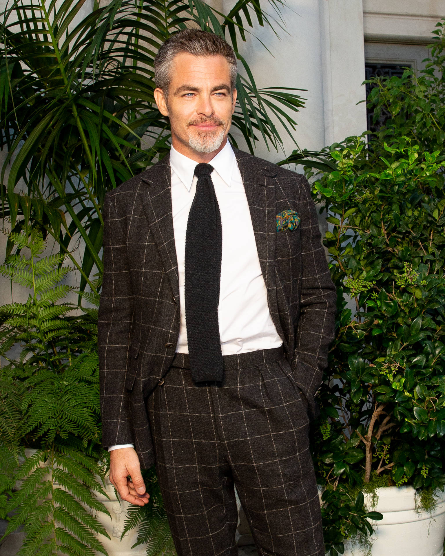 Actor Chris Pine Dressed In The Epitome Of Ralph Lauren Sophistication.