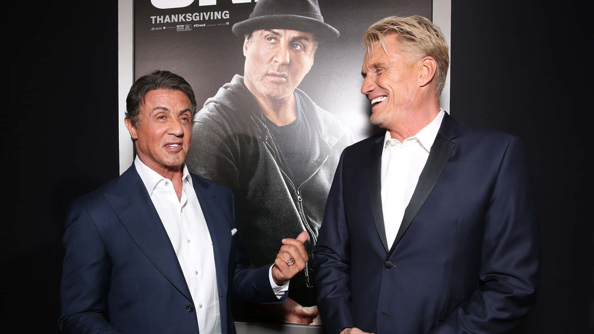Actor Dolph Lundgren Is Ready For Action Background