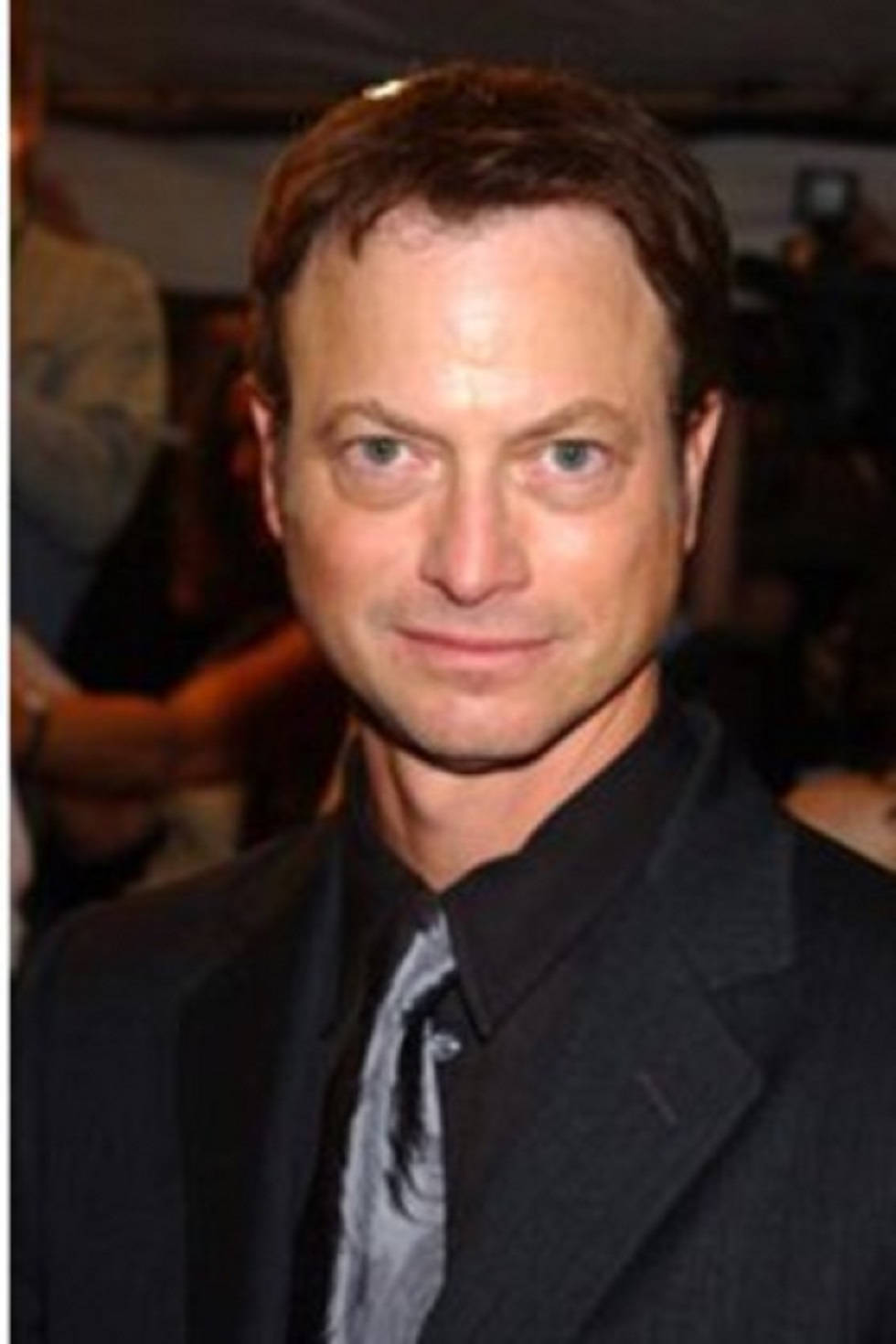 Actor Gary Sinise Sarcastic Face Background