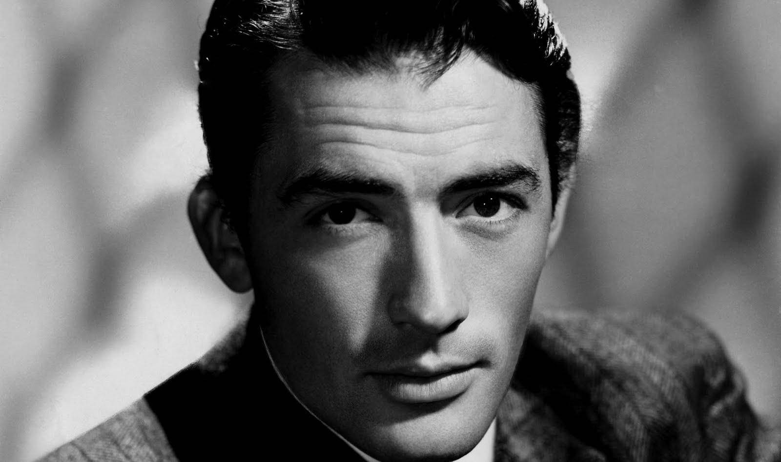 Actor Gregory Peck Close Up Photo Background