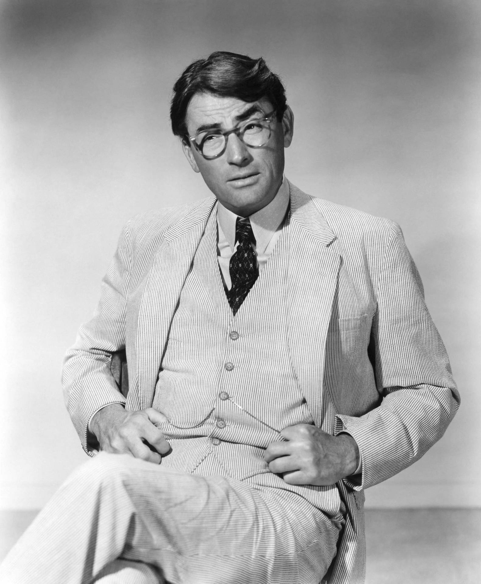 Actor Gregory Peck Photoshoot Background