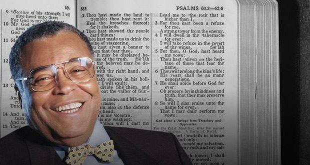 Actor James Earl Jones Bible