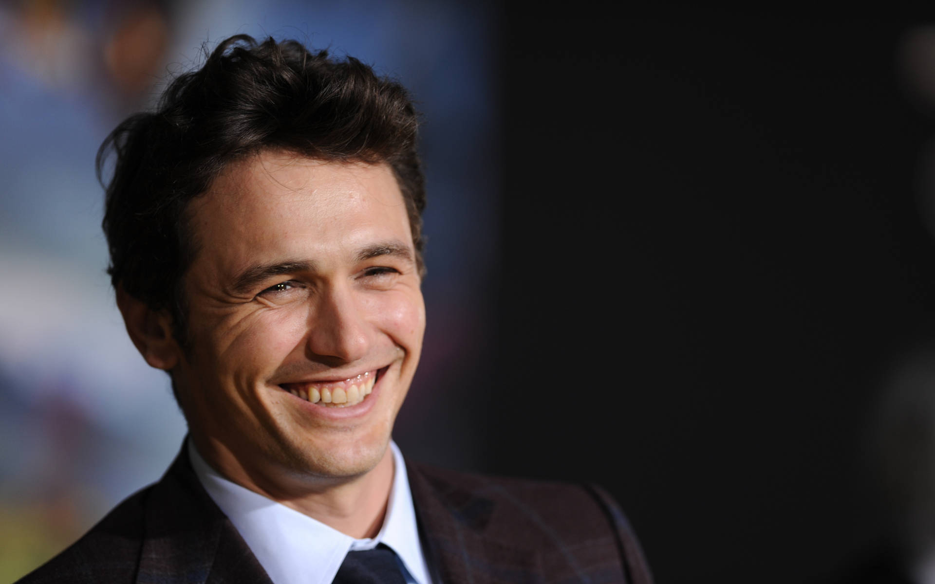 Actor James Franco Smiling Background