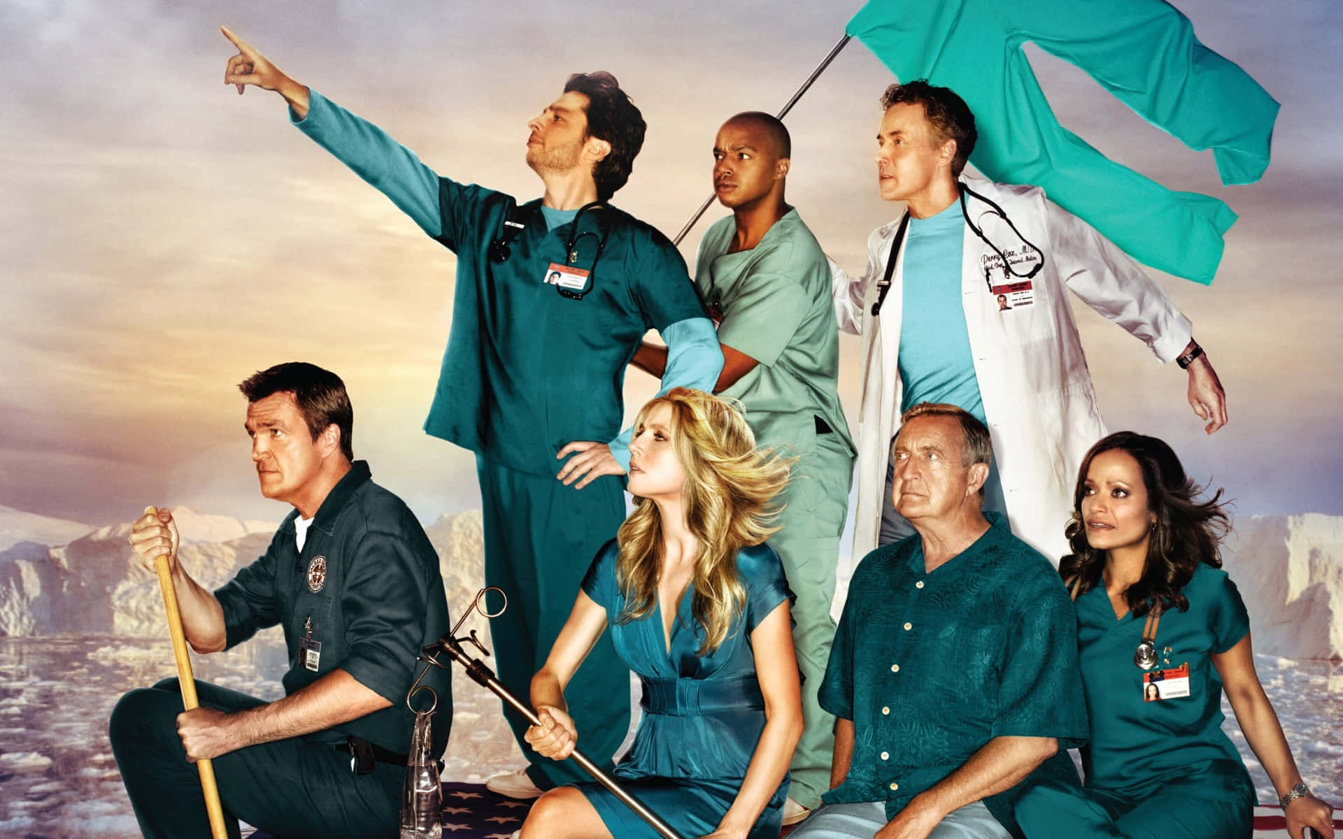 Actor John C. Mcginley Smiling In A Photoshoot Background