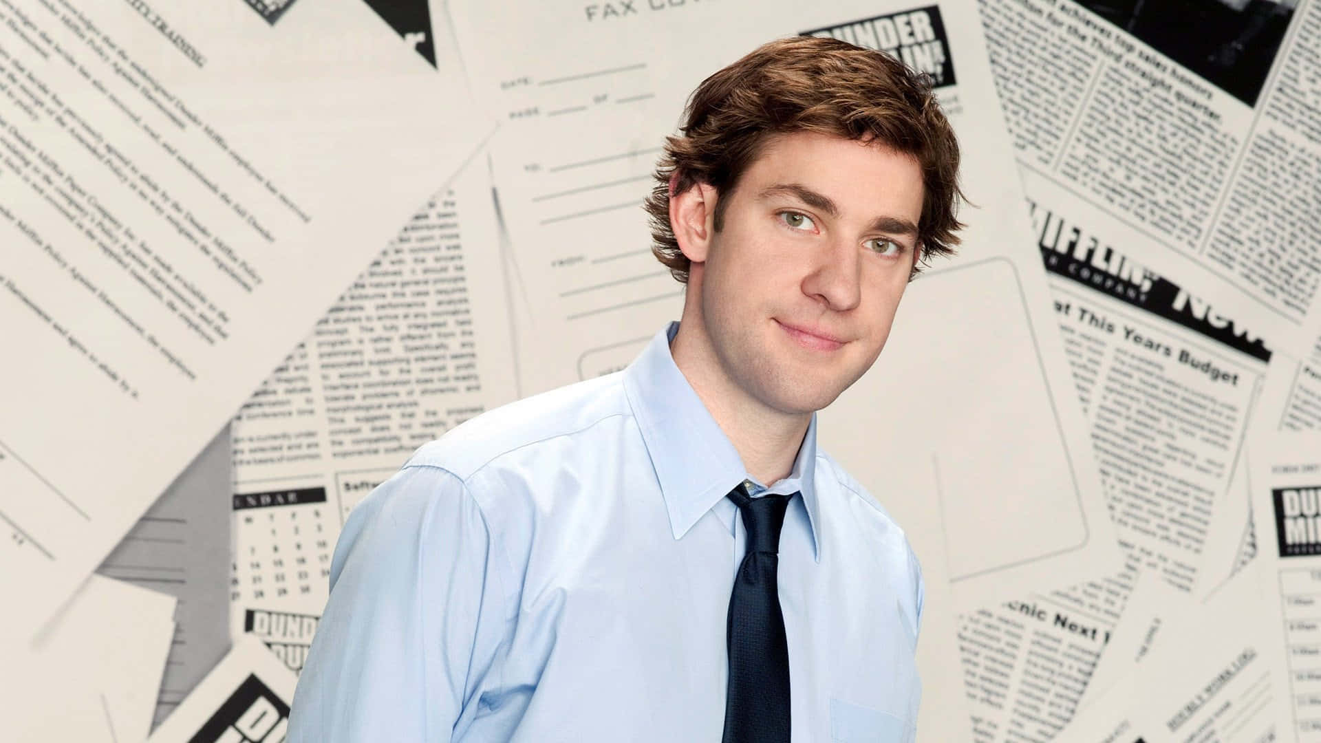 Actor John Krasinski In A Still From The Moviejack Ryan Background