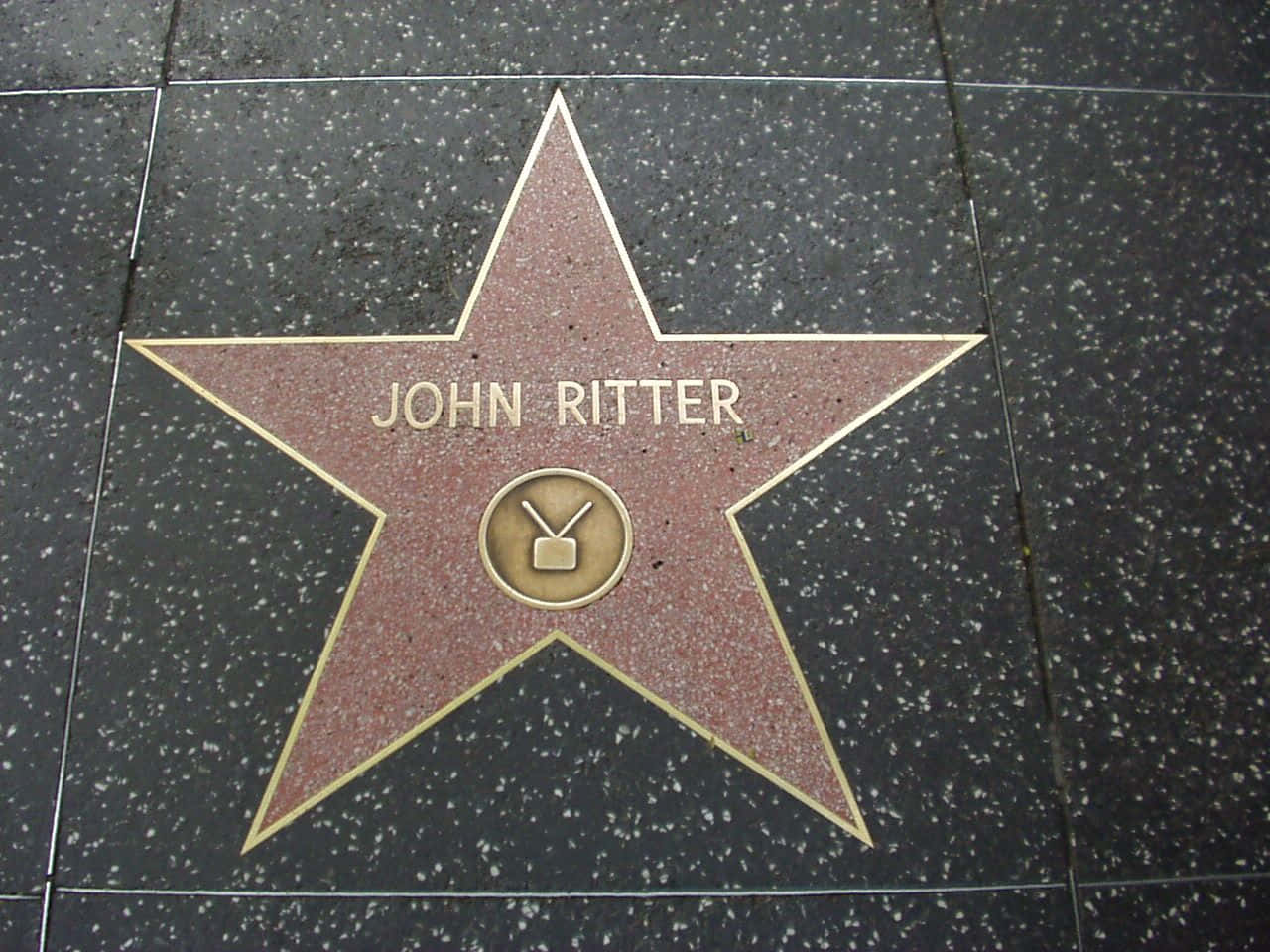 Actor John Ritter At A Tv Show In 1978 Background