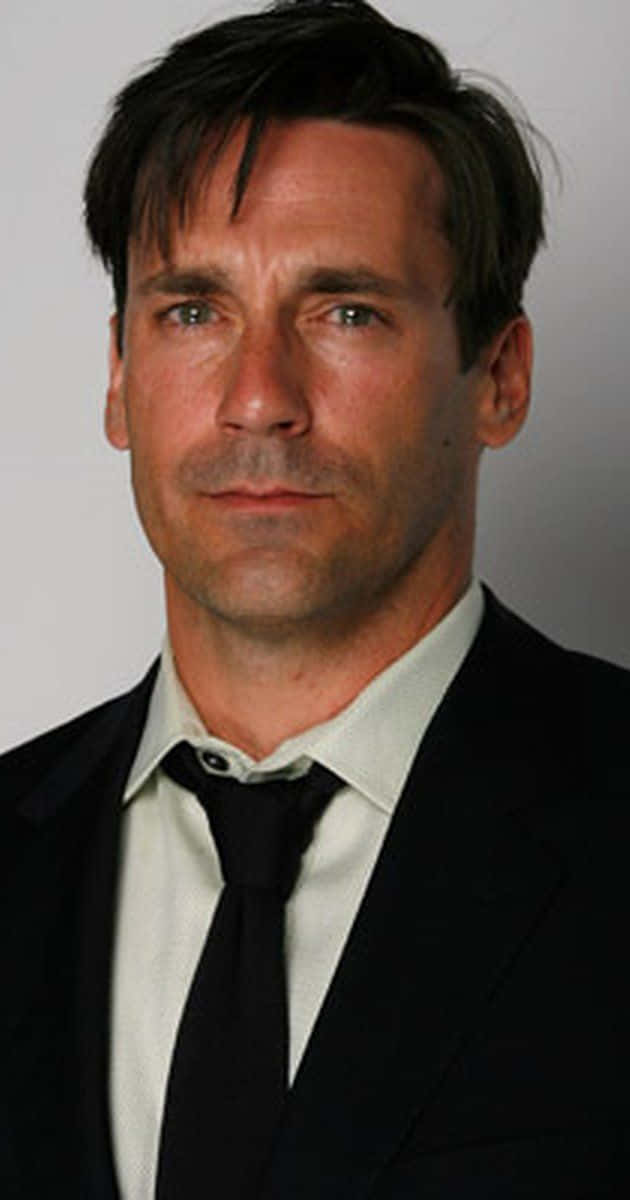 Actor Jon Hamm In A Modern Portrait.