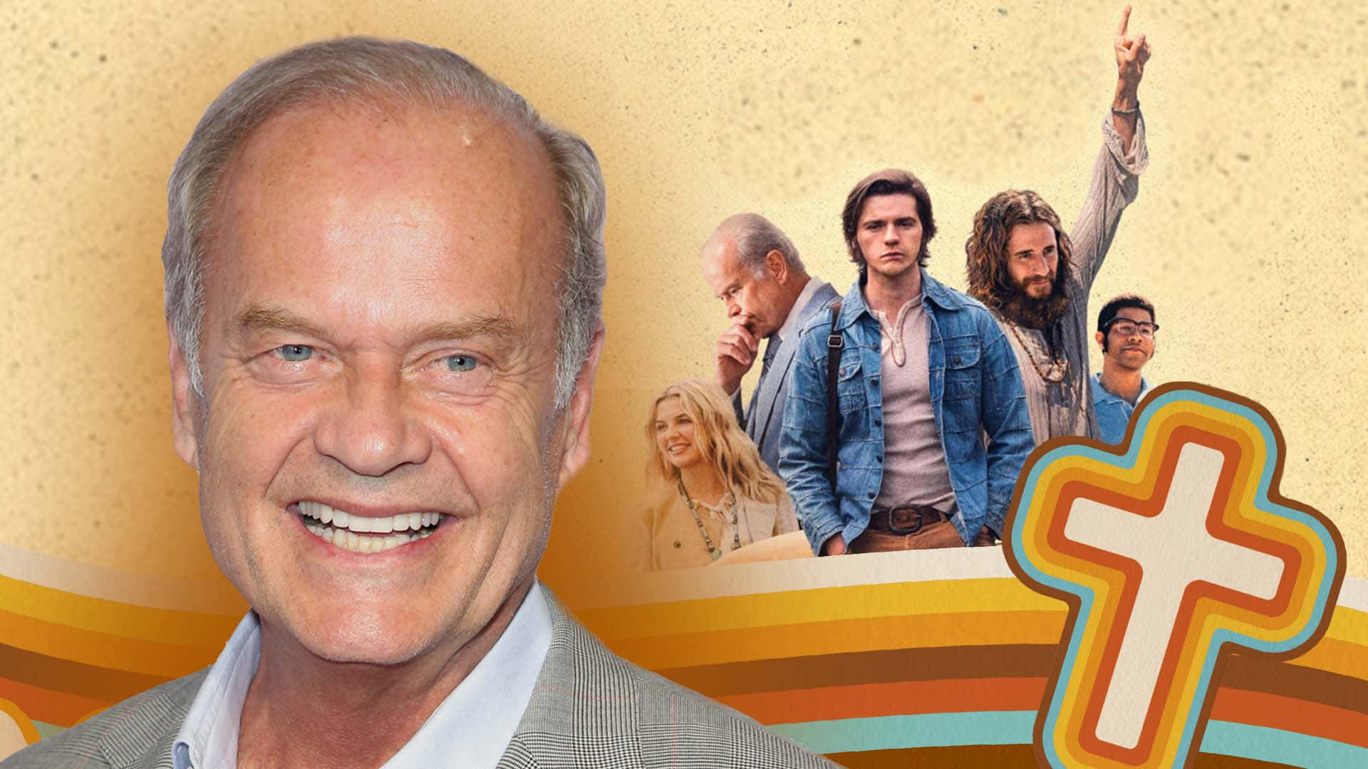 Actor Kelsey Grammer Poses For A Photo. Background