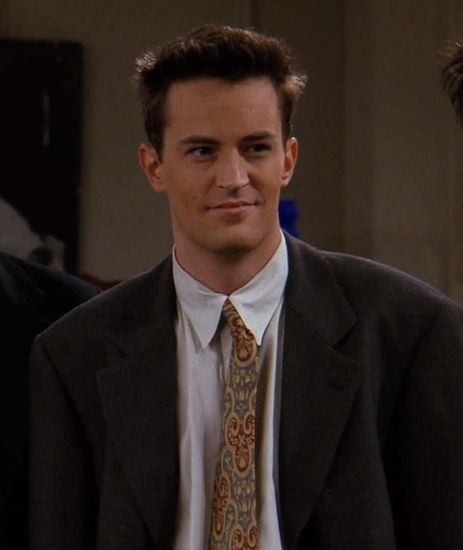 Actor Matthew Perry In A Candid Moment Background