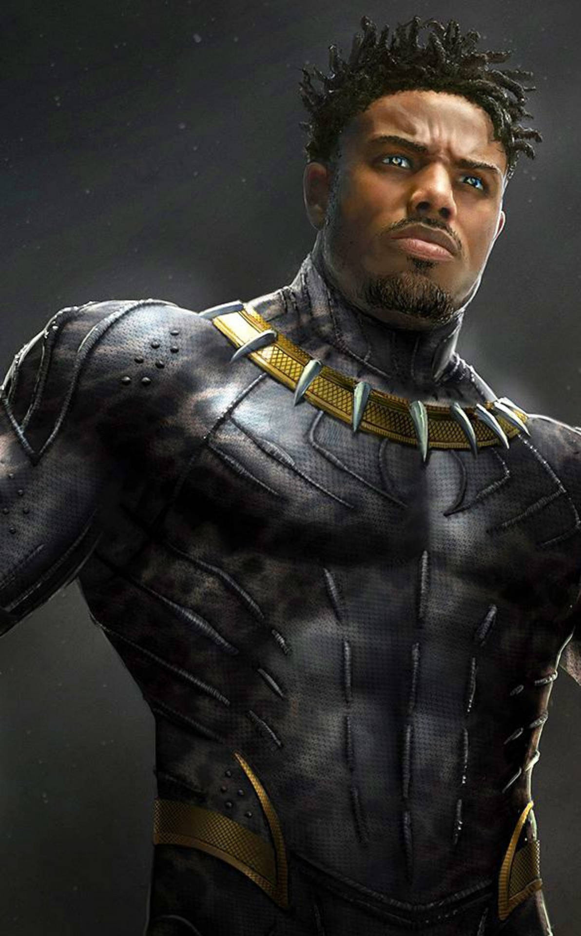 Actor Michael B. Jordan As Killmonger Background