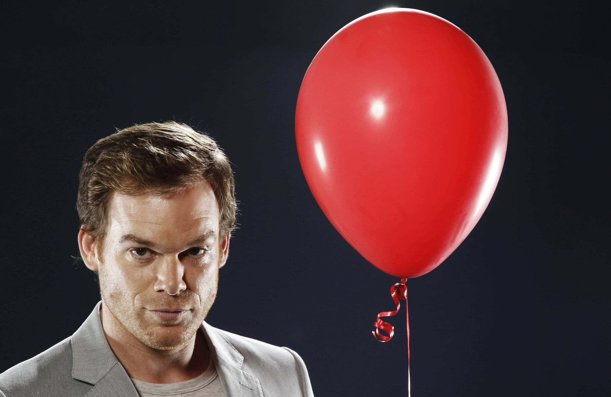 Actor Michael C. Hall In A Candid Shot. Background