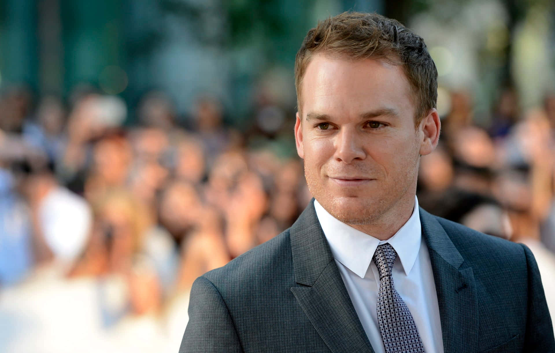 Actor Michael C. Hall Looking Serious