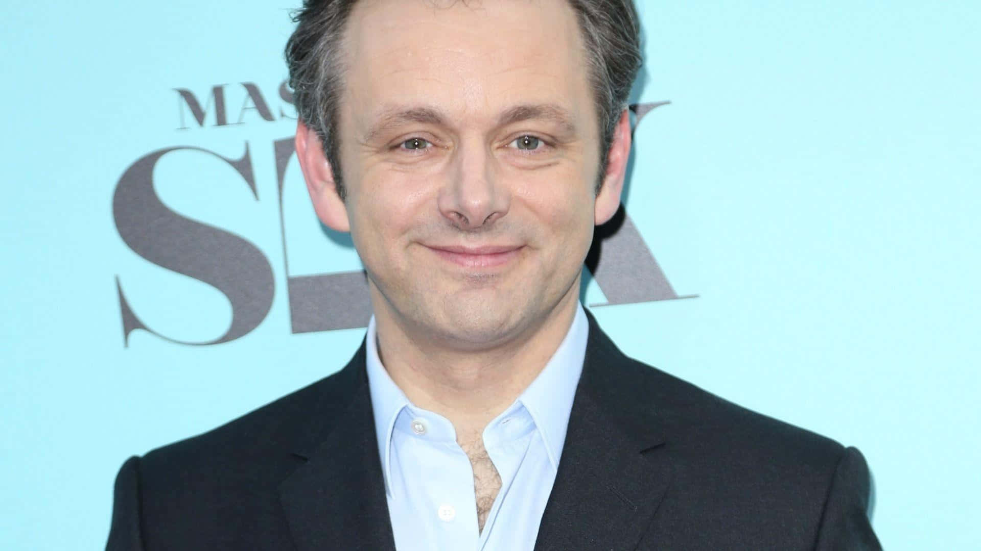 Actor Michael Sheen Poses For A Portrait. Background