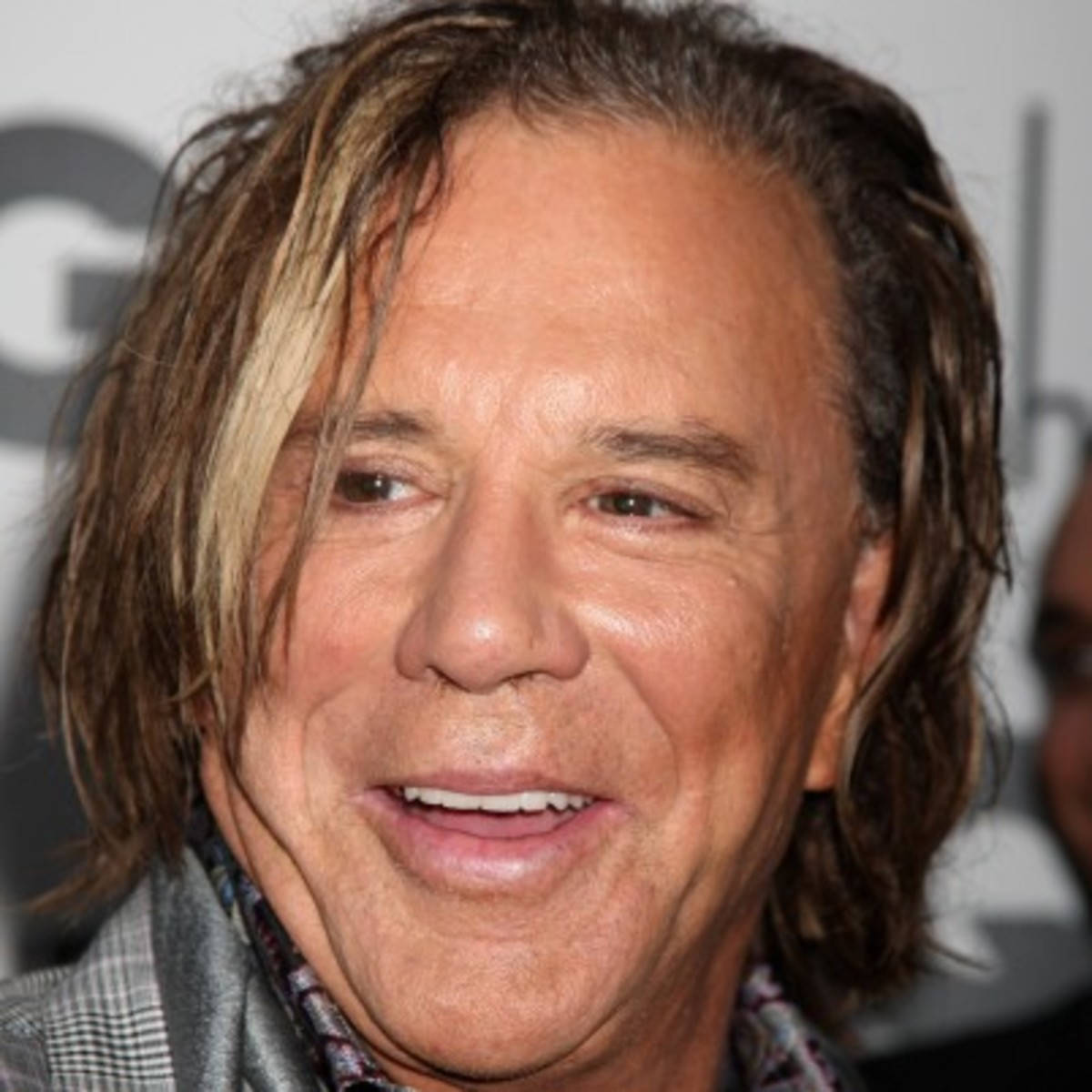 Actor Mickey Rourke Attended The Gq Awards Background