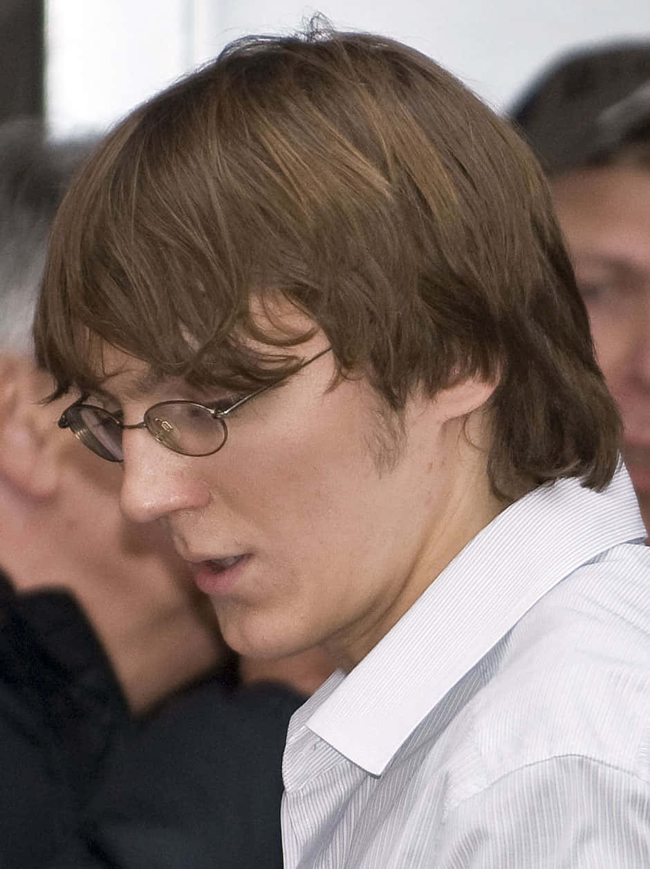 Actor Paul Dano In An Audience Scene Background