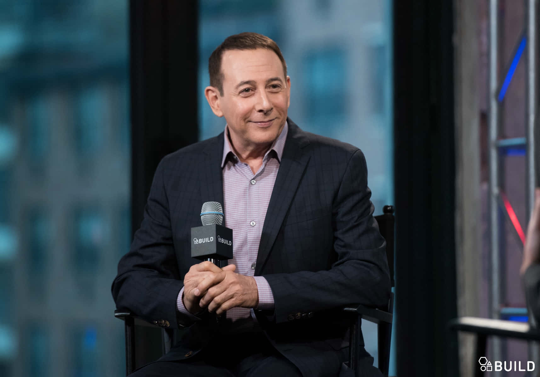 Actor Paul Reubens Poses For A Portrait. Background