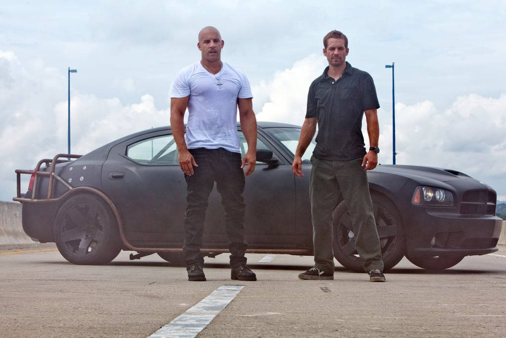 Actor Paul Walker Driving His Signature Car Background