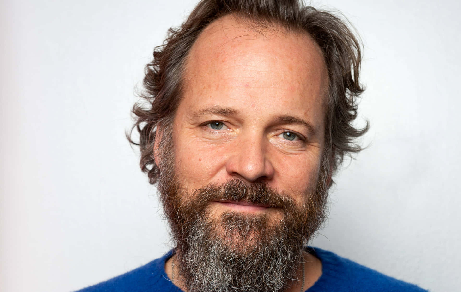 Actor Peter Sarsgaard On Set Background