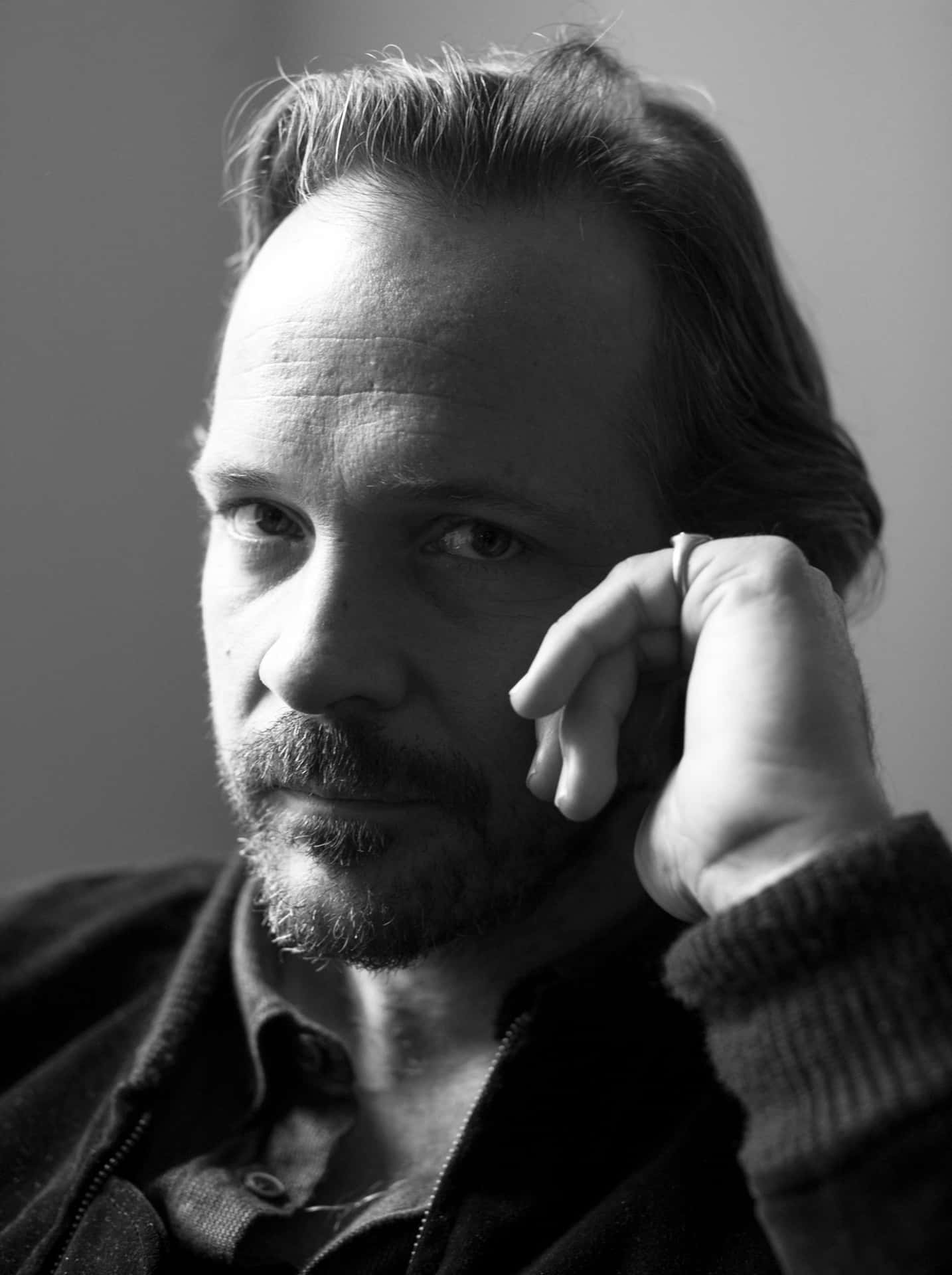 Actor Peter Sarsgaard On The Red Carpet Background