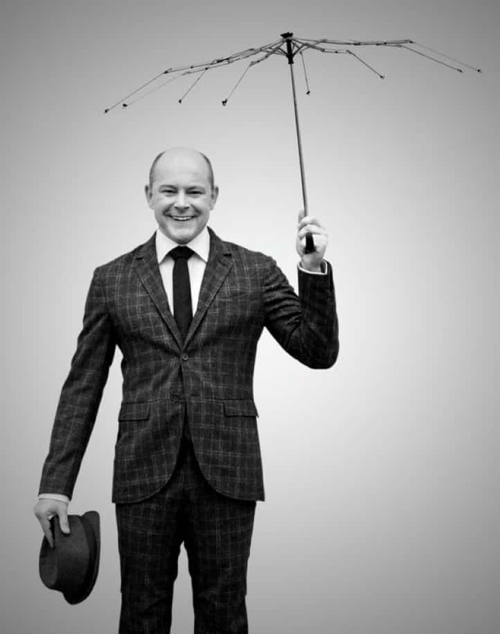 Actor Rob Corddry At An Event In Berlin Background