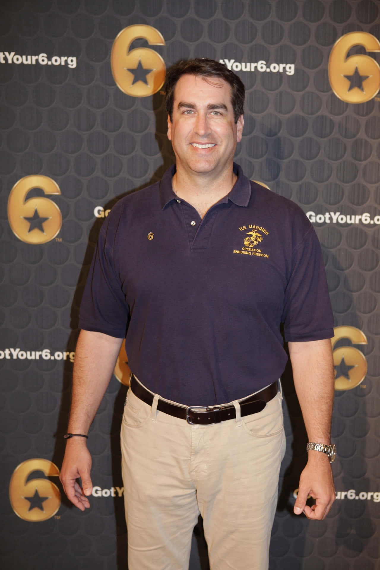 Actor Rob Riggle - A Multifaceted Star Background