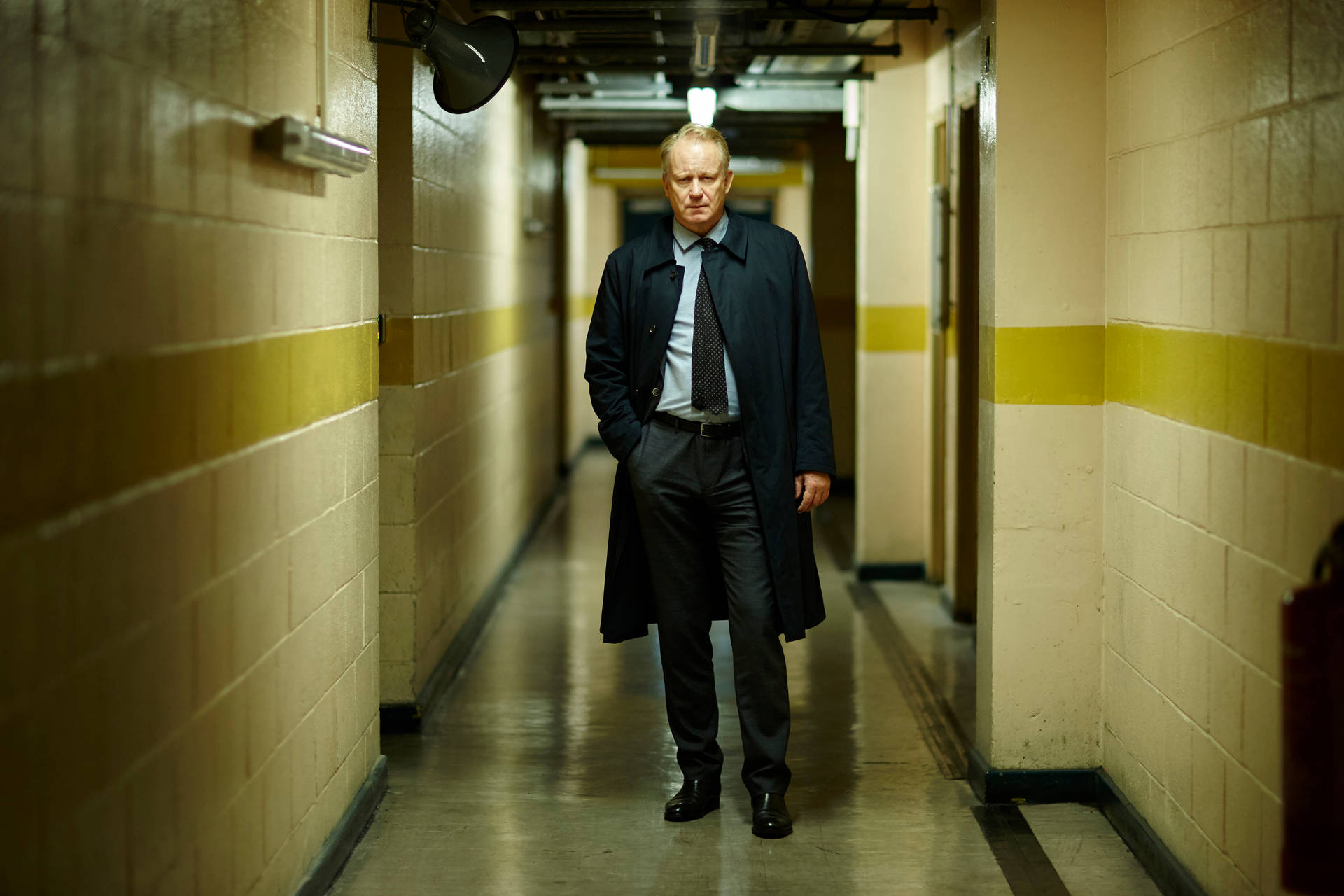 Actor Stellan Skarsgård In British Tv Drama River