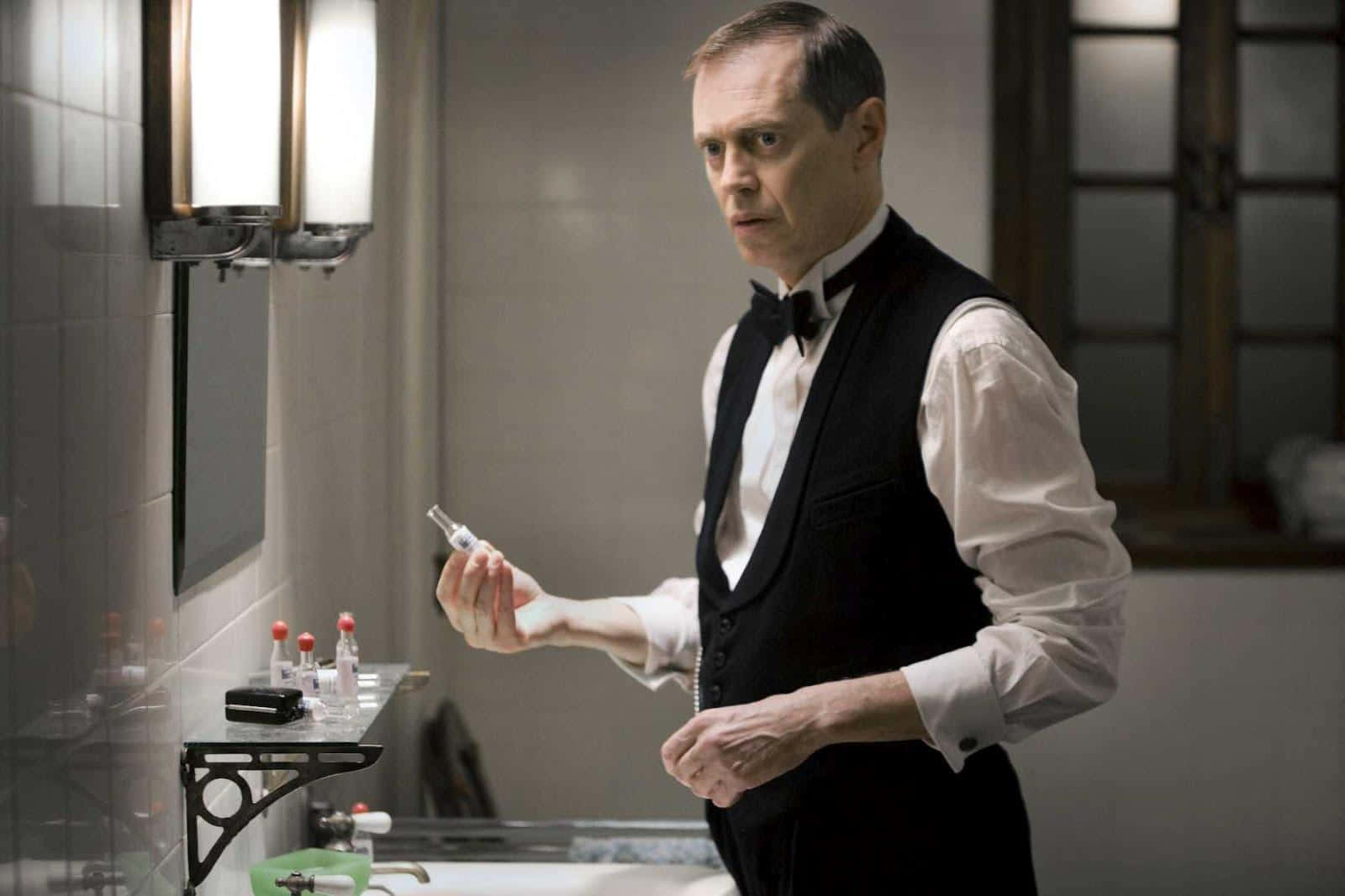 Actor Steve Buscemi In The Role Of Detective Nucky Thompson From Boardwalk Empire