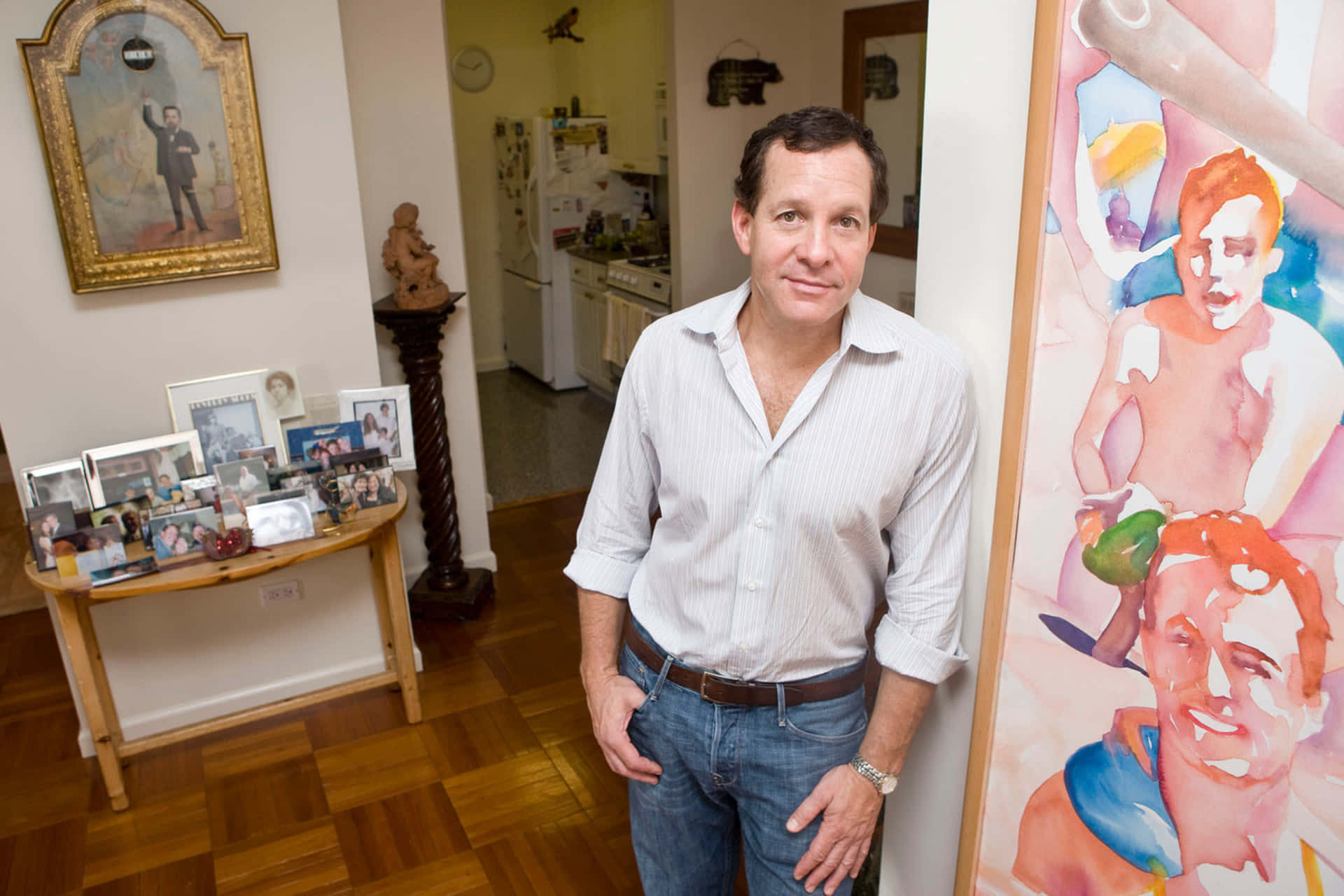 Actor Steve Guttenberg Embraces His Leading Role Background
