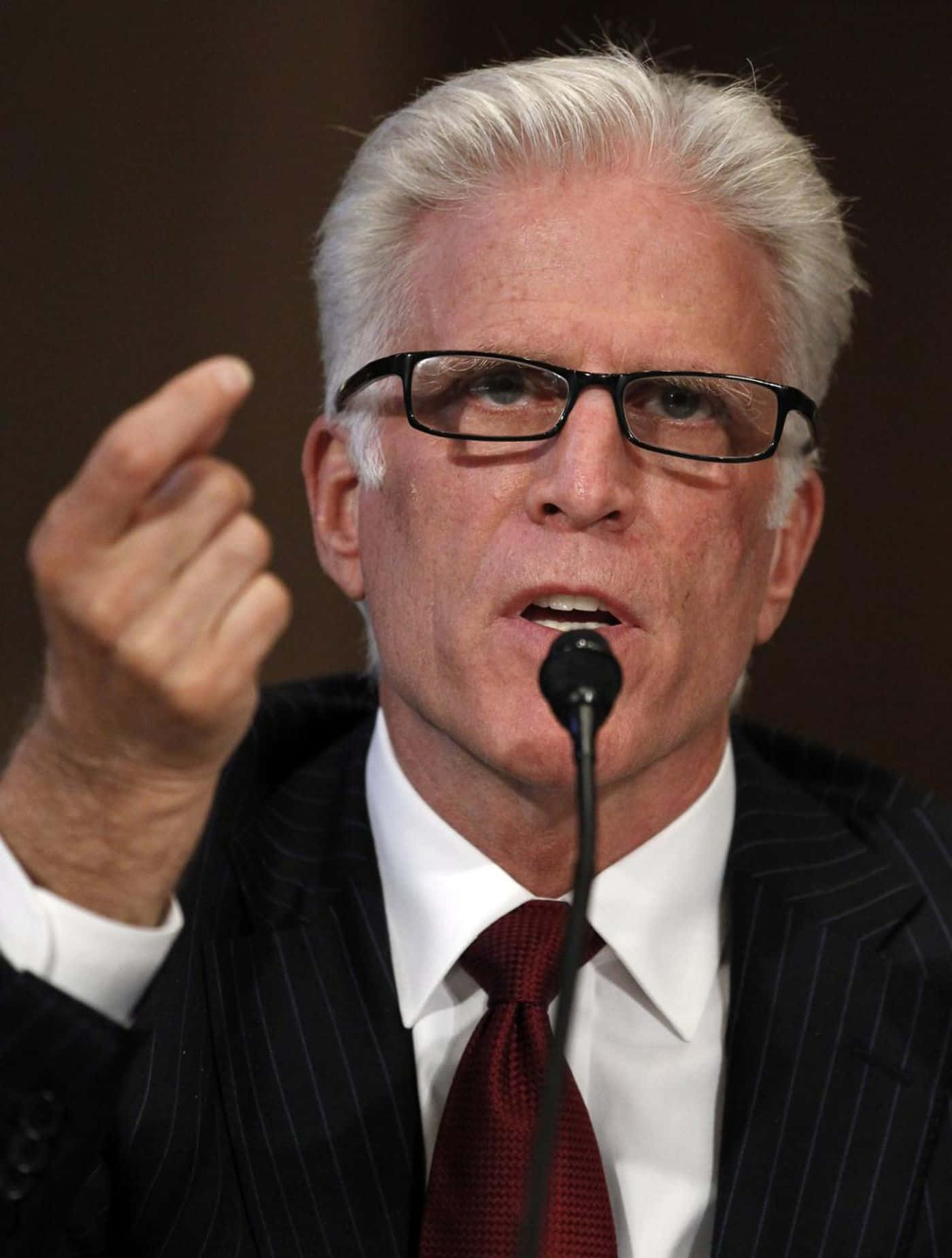 Actor Ted Danson Looking Handsome Background