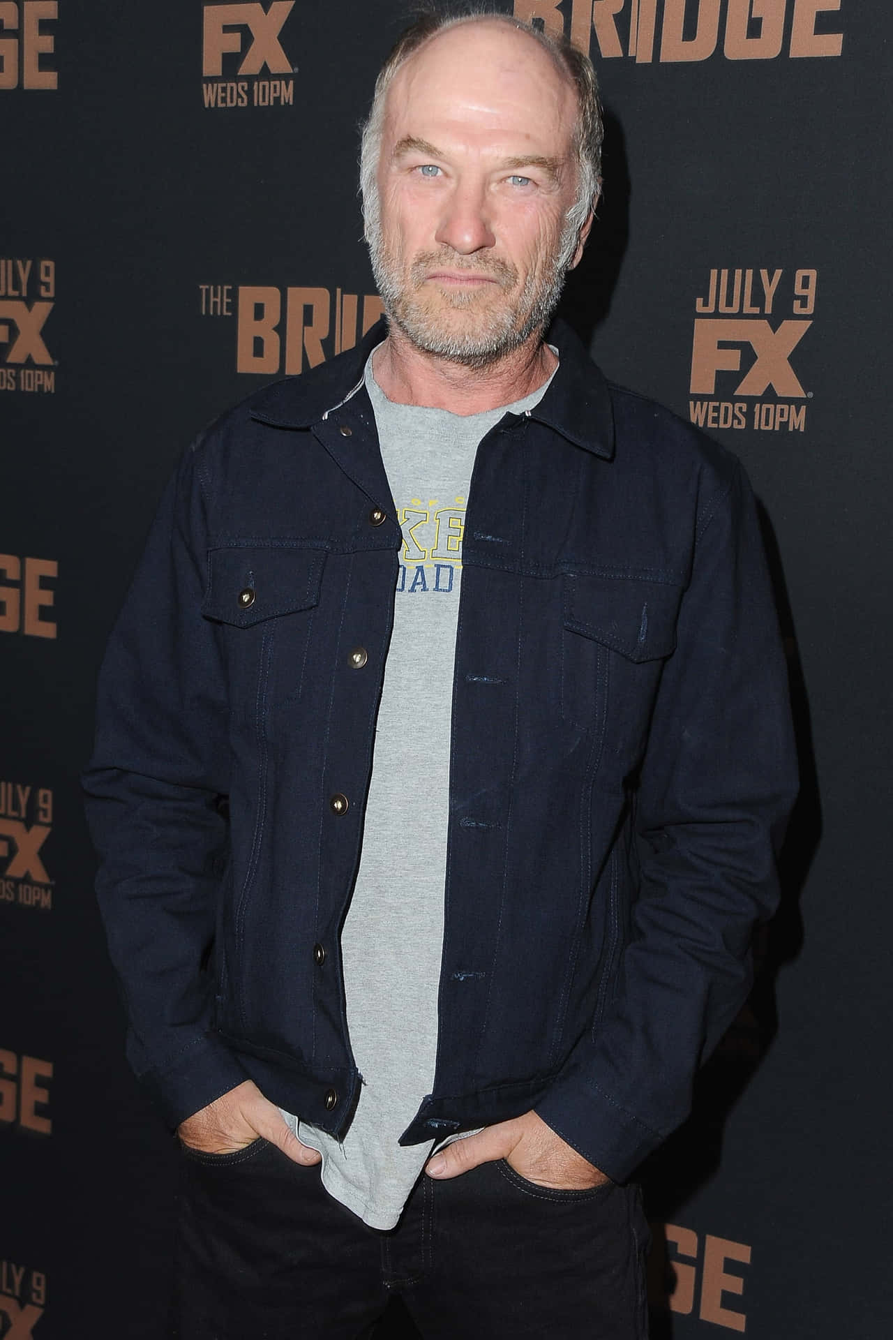 Actor Ted Levine Looking Dapper In A Tailored Suit. Background