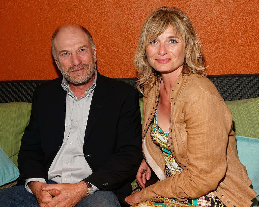 Actor Ted Levine Up Close. Background