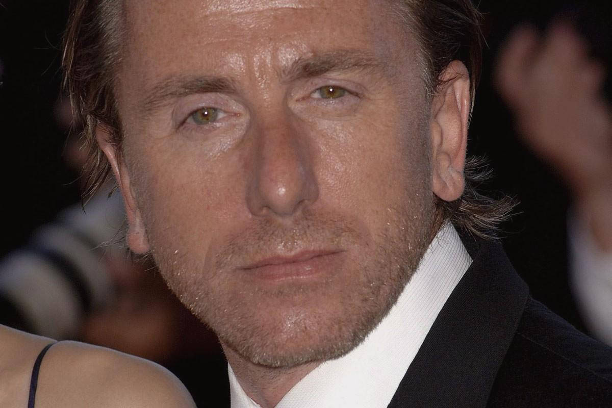 Actor Tim Roth's Enigmatic Gaze Background