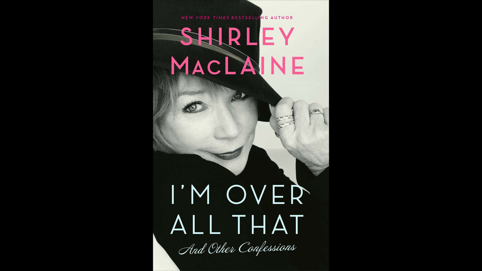 Actress And Author Shirley Maclaine Poses On The Cover Of Her Book 'i'm Over All That'. Background