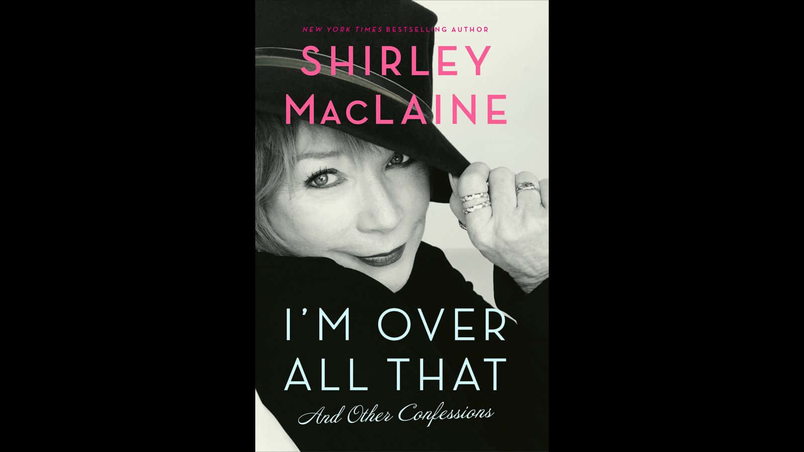 Actress And Author Shirley Maclaine Poses On The Cover Of Her Book 'i'm Over All That'.