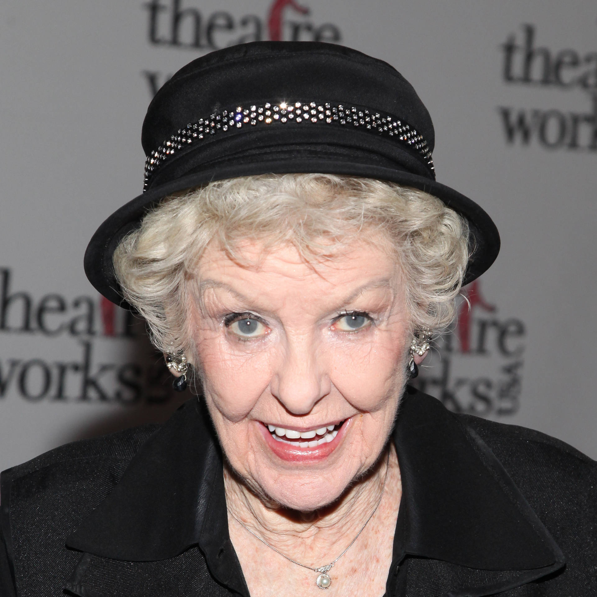 Actress Elaine Stritch Head Portrait