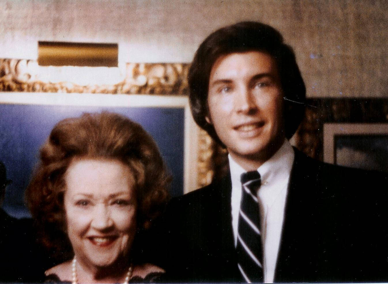 Actress Ethel Merman And Author Tony Cointreau