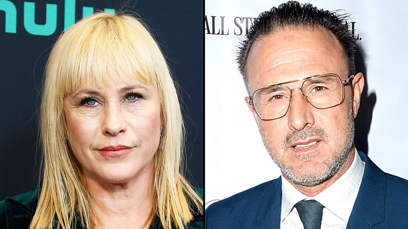 Actress Patricia Arquette With Actor David Arquette Background